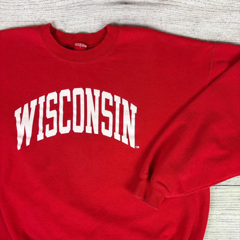 Vintage 1990s Wisconsin Badgers College Crewneck
